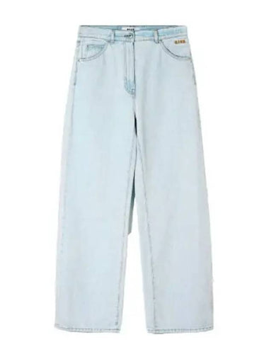 light denim logo pants - MSGM - BALAAN 1