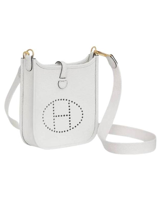 Evelyn 16 Amazon Bag Clemence Gold Hardware New White - HERMES - BALAAN 1