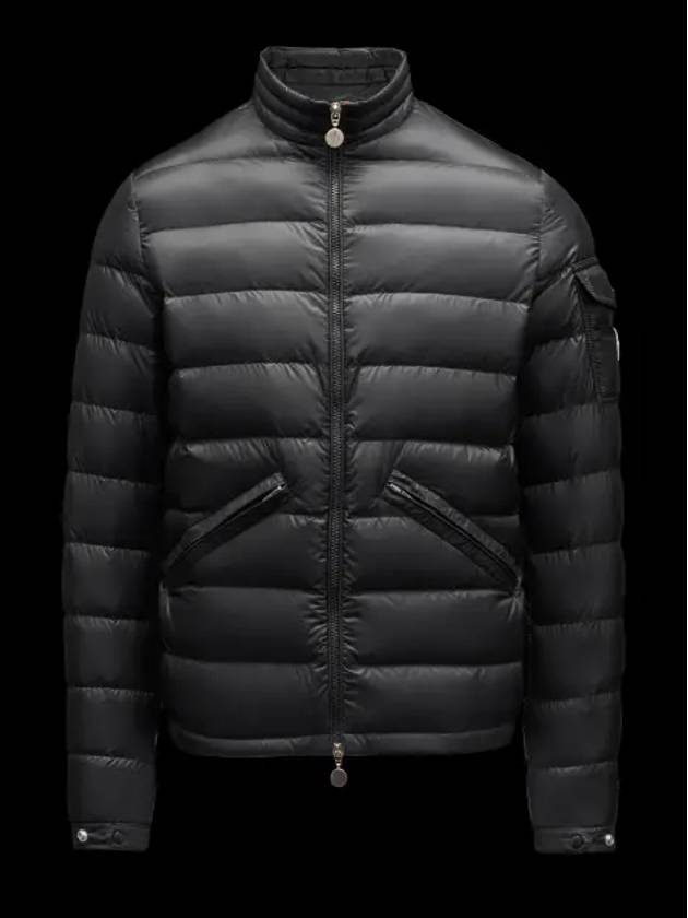 AGAY SHORT DWON JACKET BLACK lightweight padding - MONCLER - BALAAN 1