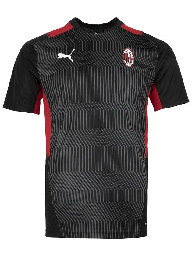 AC Milan Training Jersey Short Sleeve T-Shirt Black - PUMA - BALAAN 4