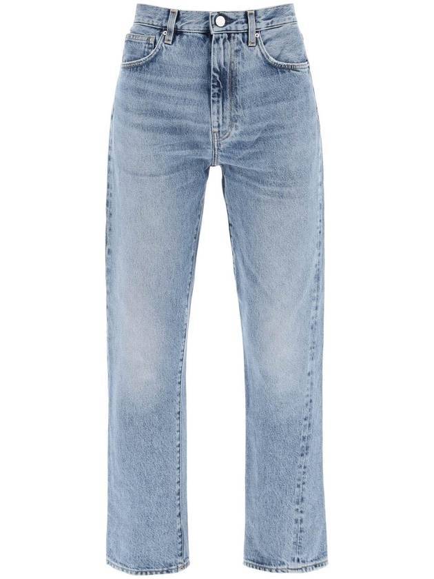 Twist Seam Denim Jeans Vintage Wash Blue - TOTEME - BALAAN 1