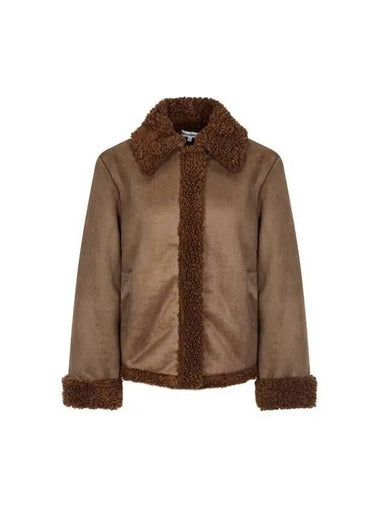 Fleece Trim Soft Mustang Brown - REFORMATION - BALAAN 1