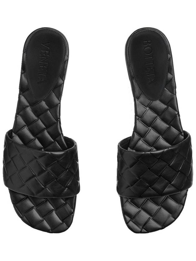 Flat Amy Mule Black - BOTTEGA VENETA - BALAAN 3