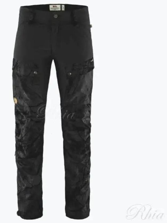 85656R 559 550 Keb Trousers Regular Black Camo Men s Long Pants - FJALL RAVEN - BALAAN 2