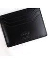 Metal T Logo Leather Card Wallet Black - TOD'S - BALAAN 5