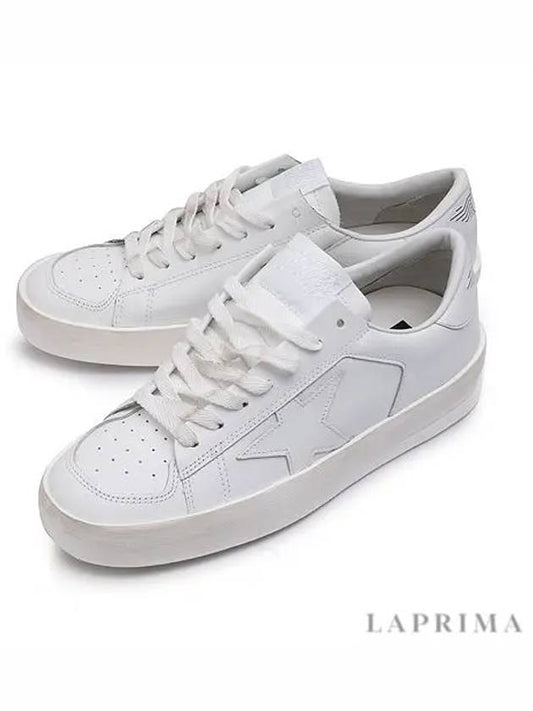 Stardan Leather Low Top Sneakers White - GOLDEN GOOSE - BALAAN 2