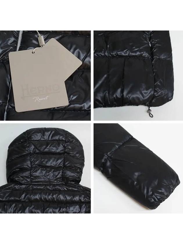 Resort Down Hood Padding Black - HERNO - BALAAN 6