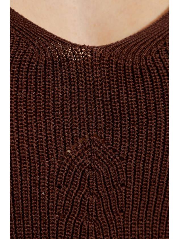 Aeron Ribbed Top Freesia, Women's, Brown - AERON - BALAAN 5