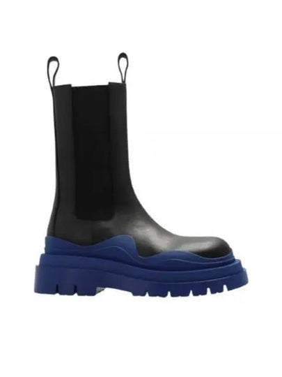 Tire Chelsea Boots Black Blue - BOTTEGA VENETA - BALAAN 2