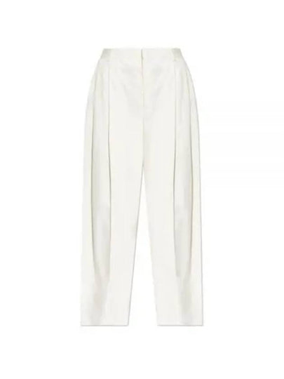 Light Cotton Twill Tapered Straight Pants Frosting - BOTTEGA VENETA - BALAAN 2