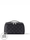 Toiletry Monogram Eclipse Coated Canvas Pouch Bag Black - LOUIS VUITTON - BALAAN 3