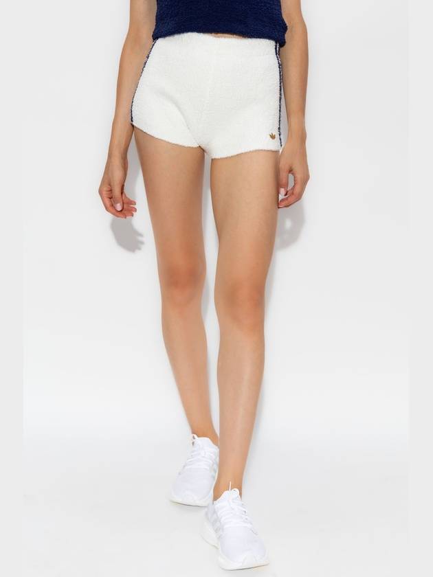 ADIDAS Originals Logo Shorts, Women's, White - ADIDAS ORIGINALS - BALAAN 3