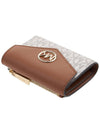 Carmen Medium Half Wallet Vanilla - MICHAEL KORS - BALAAN.