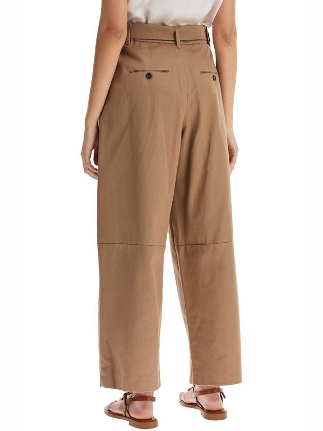 Dina wide pants beige - S MAX MARA - BALAAN 4