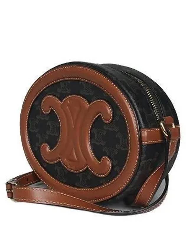 198602 Cuir Triomphe Oval Cross Bag 2 - CELINE - BALAAN 2