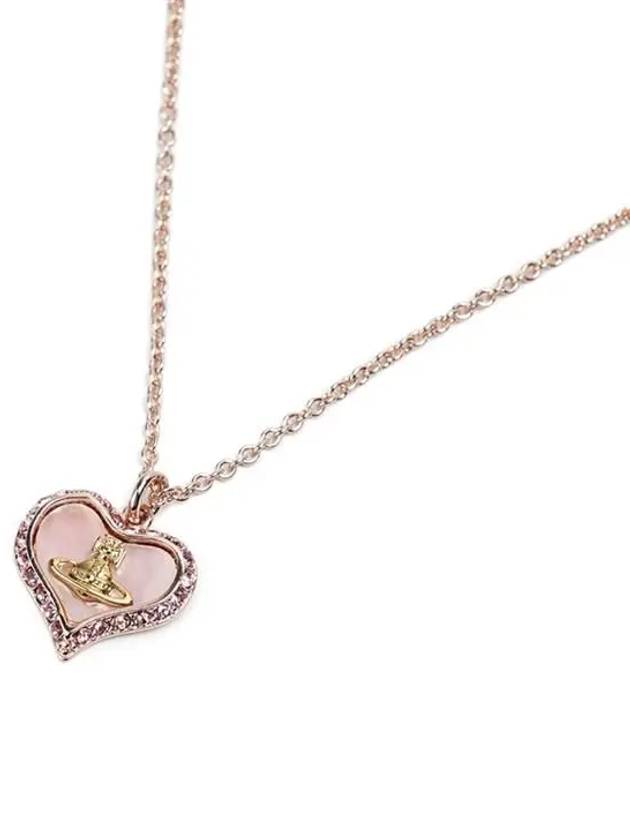 Petra Heart Logo Necklace Rose - VIVIENNE WESTWOOD - BALAAN 4