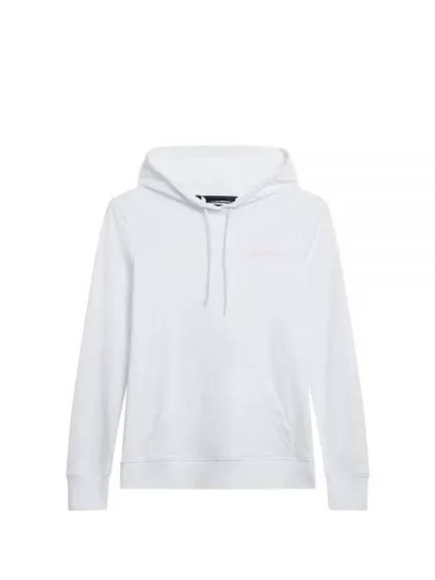 Vice Logo Relaxed Fit Hoodie White - J.LINDEBERG - BALAAN 2