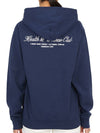 Club Logo Cotton Hoodie Navy - SPORTY & RICH - BALAAN 5