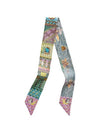 Super Silk Quest Twilly Scarf Blue - HERMES - BALAAN 2