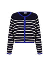 Round neck striped cardigan MK3AD210 - P_LABEL - BALAAN 8