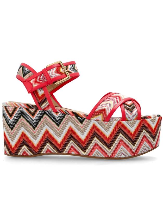 Missoni Patterned Platform Sandals, Women's, Multicolour - MISSONI - BALAAN 1