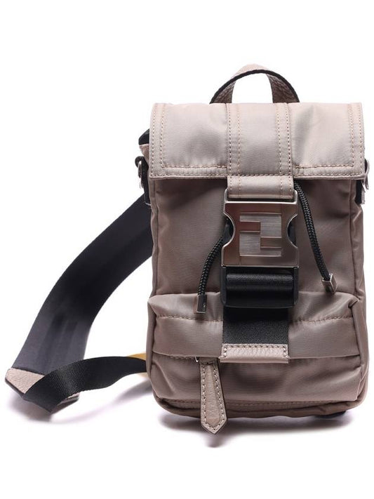mini Econyl cross backpack - FENDI - BALAAN.
