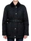 Diamond Quilted Nylon Jacket Black - BURBERRY - BALAAN 3