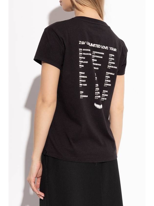 Zadig & Voltaire T-shirt ‘Walk’, Women's, Black - ZADIG & VOLTAIRE - BALAAN 4