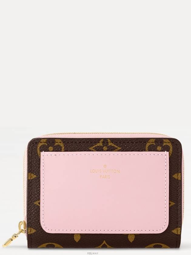 Lou Monogram Coated Canvas Half Wallet Pink - LOUIS VUITTON - BALAAN 2