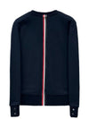 Center Back Stripe Crewneck Sweatshirt Navy - THOM BROWNE - BALAAN 2