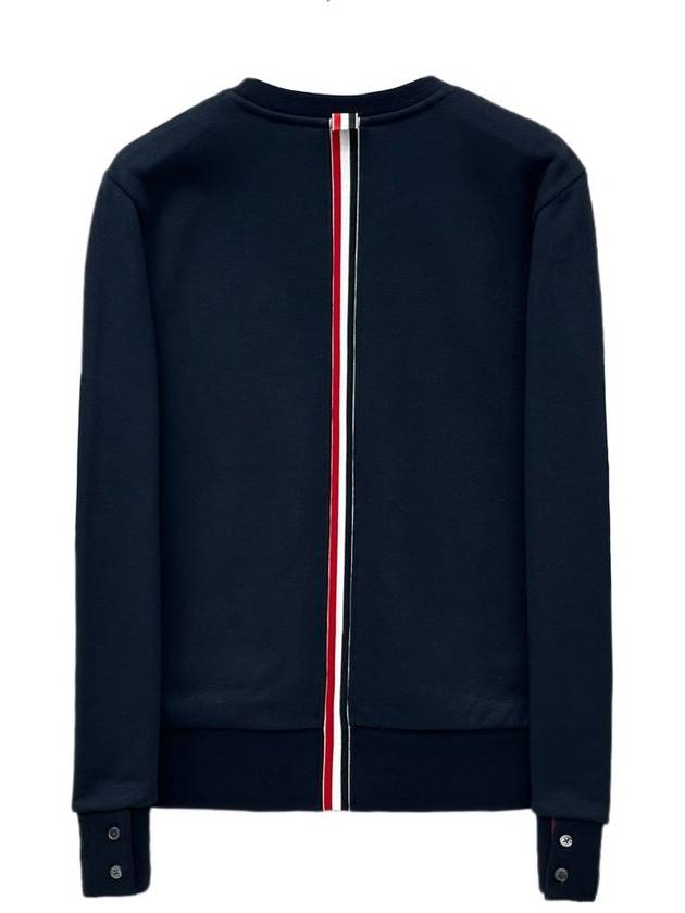 Center Back Stripe Crewneck Sweatshirt Navy - THOM BROWNE - BALAAN 2