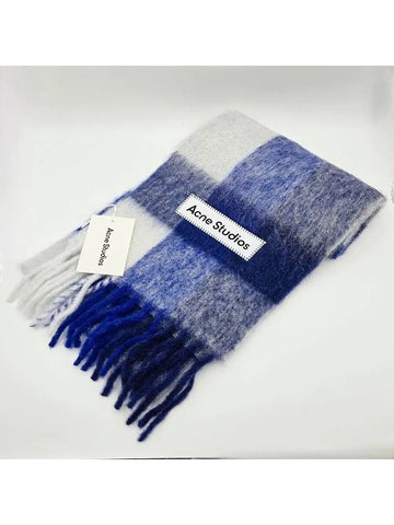 Mohair Check Scarf Belly Muffler CA0084 DL7000 - ACNE STUDIOS - BALAAN 1