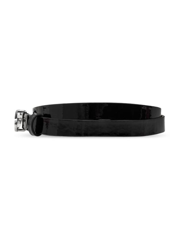 B 1DR 15 Patent Leather Belt Black - DIESEL - BALAAN 3