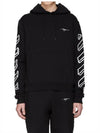 Marker Arrow Hooded Sweatshirt OMBB034E - OFF WHITE - BALAAN 4