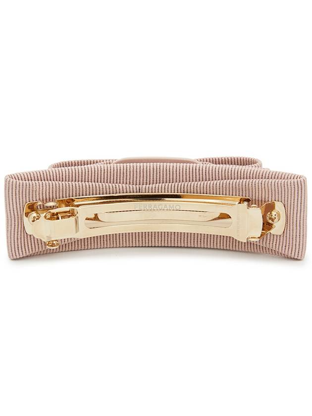 Vara Bow Hair Clip Rose Pink - SALVATORE FERRAGAMO - BALAAN 3