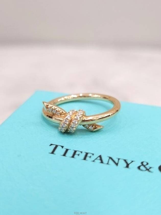 Lux You Diamond yellow gold note ring No 5 in Korea - TIFFANY & CO. - BALAAN 1