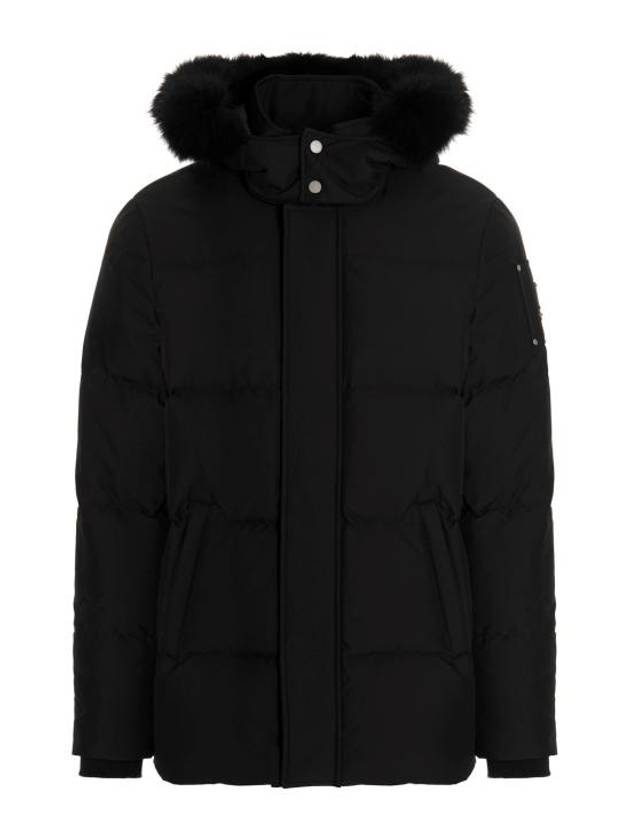 Cloud Threequater Bomber Padding Black Fox Fur Black - MOOSE KNUCKLES - BALAAN 2