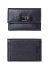 Vara Bow Card Walletr Black - SALVATORE FERRAGAMO - BALAAN 3