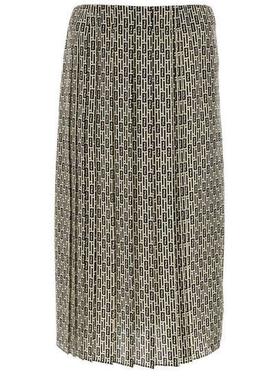 Midi Skirt FQ7532AWZA F0GME Printed - FENDI - BALAAN 2