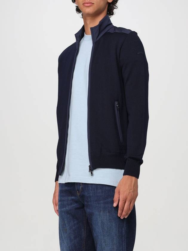 Cardigan con zip in lana vergine Paul & Shark - PAUL & SHARK - BALAAN 3