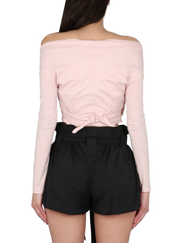 Philosophy Di Lorenzo Serafini Crop Shirt - PHILOSOPHY DI LORENZO SERAFINI - BALAAN 3