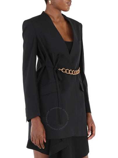 Givenchy Chain Detail Blazer Jacket In Black, Brand Size 40 (US Size 6) - GIVENCHY - BALAAN 2