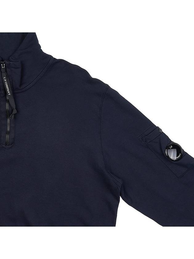 Lens Wappen Half Zip Sweatshirt Navy - CP COMPANY - BALAAN 5