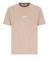 Micro Logo Short Sleeve T-Shirt Beige - MSGM - BALAAN 2