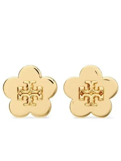 Kira Flower Stud Earring Gold - TORY BURCH - BALAAN 2