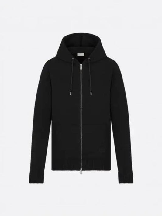 Homme CD ICON Hooded Zip Up Black - DIOR - BALAAN 2