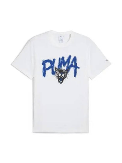 Graphic Short Sleeve T-Shirt White - PUMA - BALAAN 2