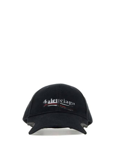 Political Stencil Ball Cap Black - BALENCIAGA - BALAAN 2