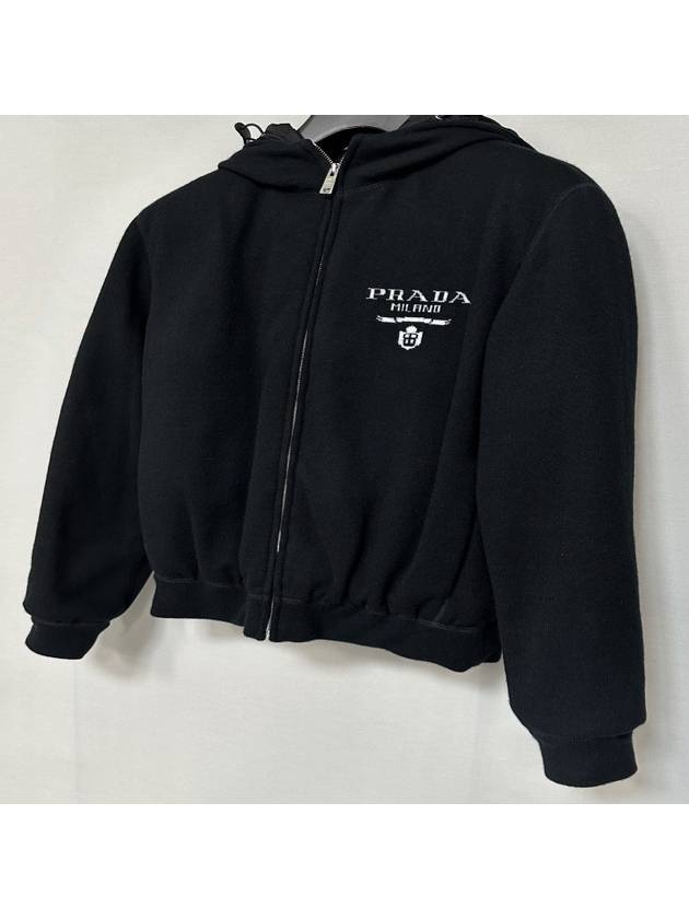 Cashmere Goose Down Hooded Jacket 105 - PRADA - BALAAN 5