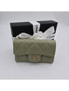 25C Classic Snap Clutch Card Wallet Khaki Green AP0214 - CHANEL - BALAAN 2